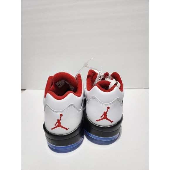 Nike Air Jordan V Golf Shoes White Fire Red Black Size Men\'s 5.5 W 7  CU4523-100 main image 9